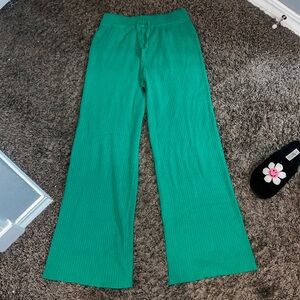 Green sweats pants